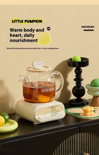 Multifunction Electric Water Kettle 1L Health Glass Pot Automatic Make Tea Soup - Foto 16 di 26
