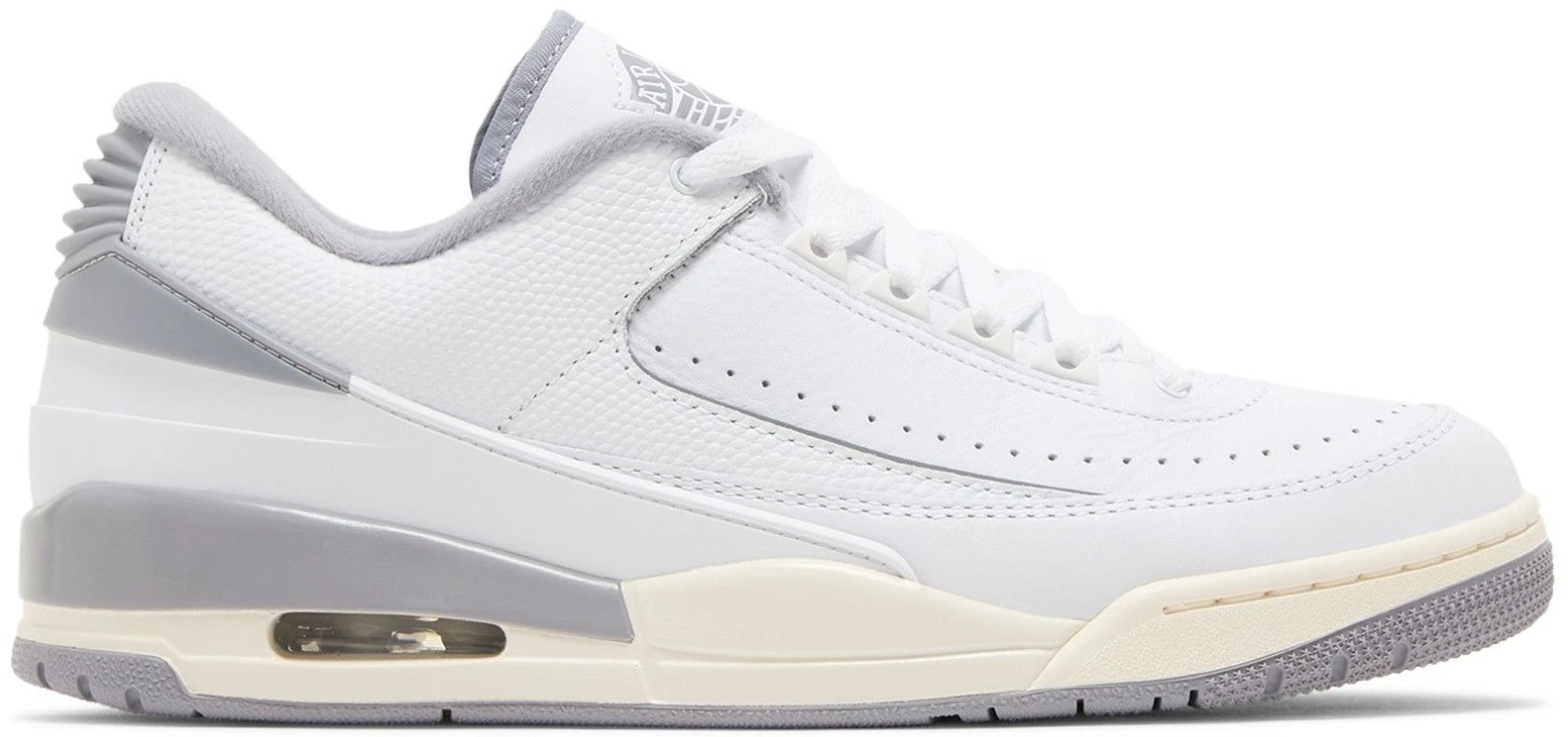 Jordan 2/3 White Black Metallic Silver for Sale | Authenticity