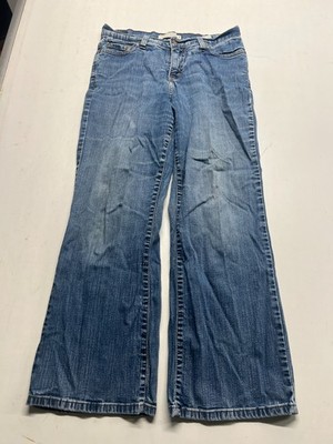 Levi's 512 Perfectly Slimming Bootcut Jeans Blue Medium Wash Denim Womens Sz 10P