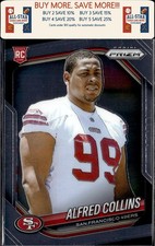 2025 Panini Prizm #388 Alfred Collins Rookie San Francisco 49ers