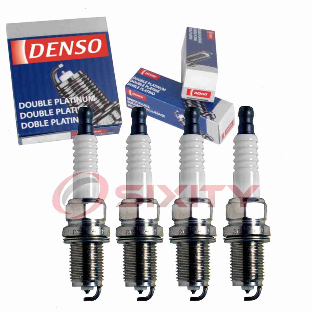 4 pc Denso Platinum Long Life Spark Plugs for 1992-1996 Eagle Summit 1.8L L4 fx