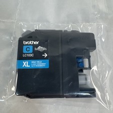 New Genuine Brother LC103XL Cyan Ink Cartridge MFC-J4610DW, MFC-J470DW B10