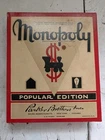 Vintage Monopoly Popular Edition  Board Game by Parker Brothers, No Board