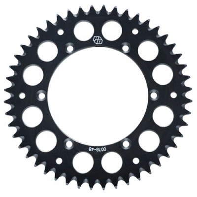 Primary Drive Rear Aluminum Sprocket 49 Tooth Black 102-228-0275