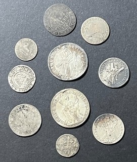 Schöne alte Münzen u.a. Taler Set (35.9)