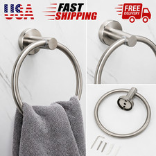 Bathroom Towel Ring Holder 304 Stainless Steel Wall Mounted Hand Towel Rack