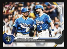 Milwaukee Brewers Clinch Playoffs With 20-0 Win MLB Topps NOW #661 PRESALE