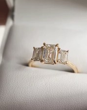 3 Stones Wedding Engagement Promise Anniversary Any Occasion Ring
