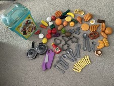 Kids Play Kitchen Food Lot Collection Container