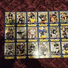 2006 CAL GOLDEN BEARS ALL TIME LEADERS SET W/ AARON RODGERS COLLEGE CARD - RARE