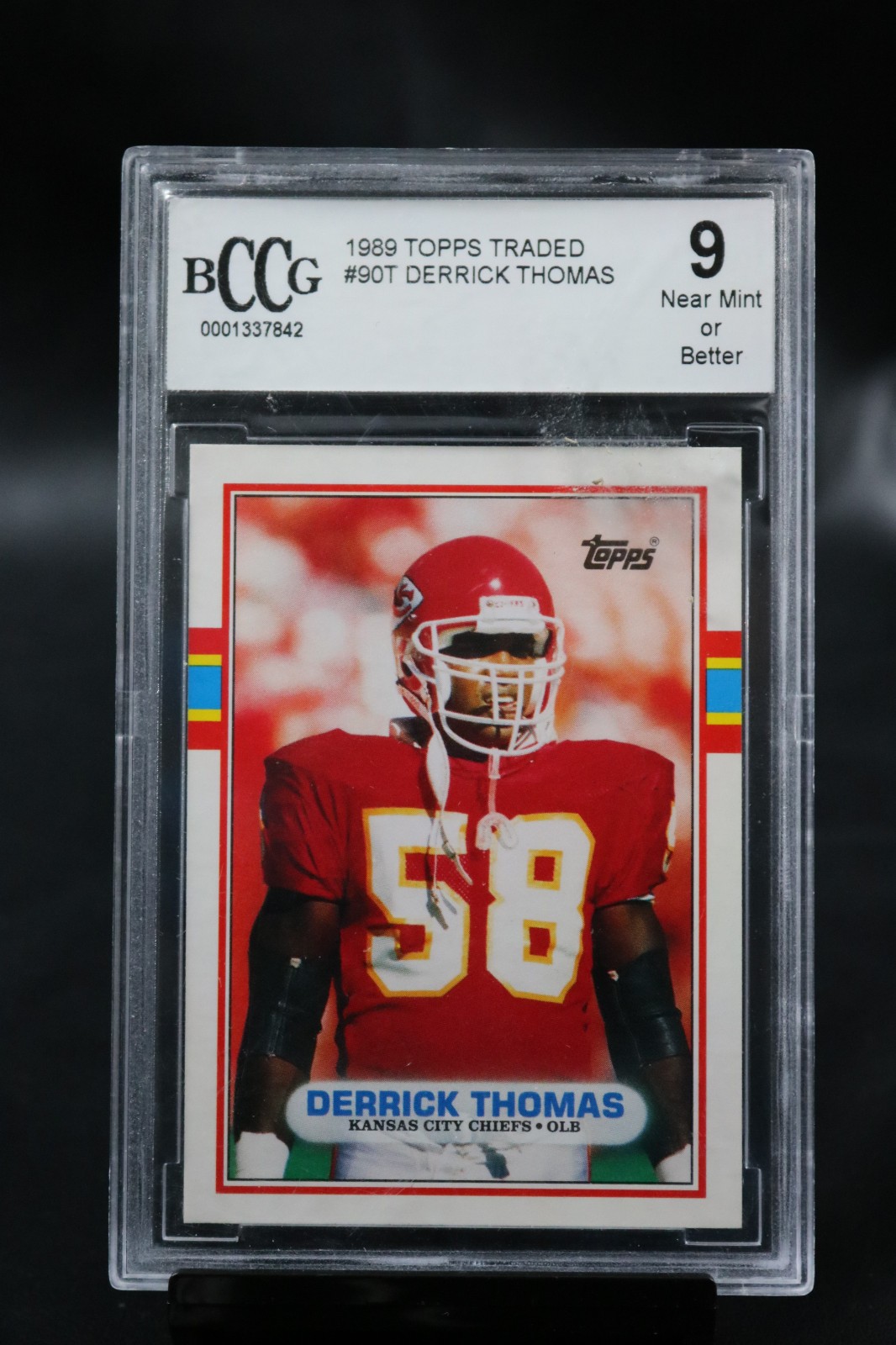 1989 Topps Traded - Derrick Thomas #90T (RC)