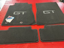 Mustang 2011-2012 Black Mats Genuine Ford With Silver Black Gt. Obsolete