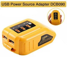 For Dewalt DCB090 USB Charging Battery Adapter Power Charger 18V/20V Portable