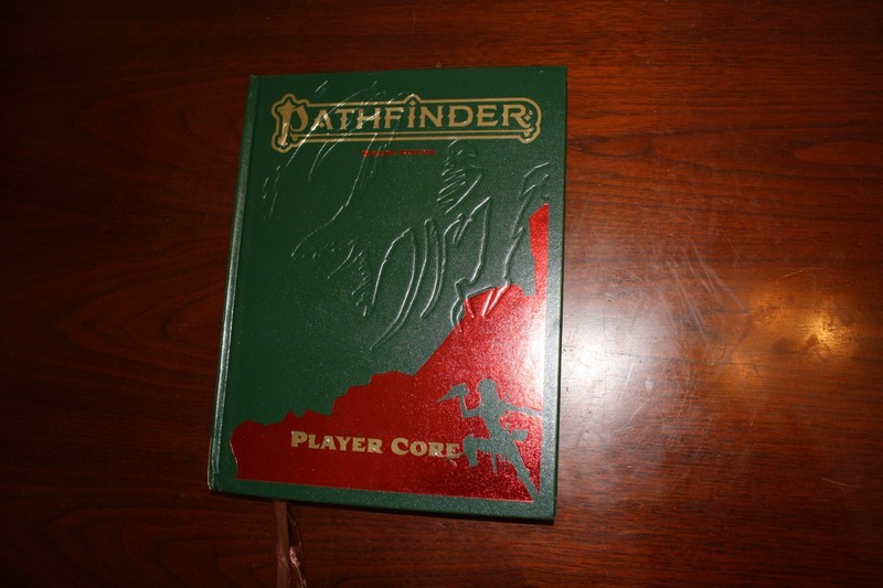 PATHFINDER RPG 2e Remaster Player Core Special Edition faux leather hardcover