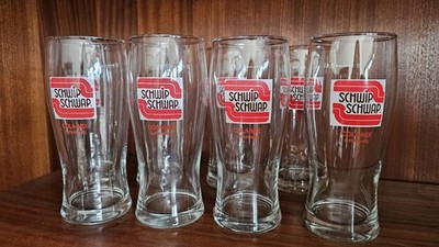 8 Stück Schwip Schwap Gläser retro '' Schwipschwap'' ungenutzt