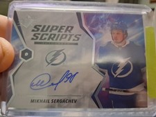 2020-21 Upper Deck SPX Mikhail Sergachev Super Scripts Autograph #S-SE 