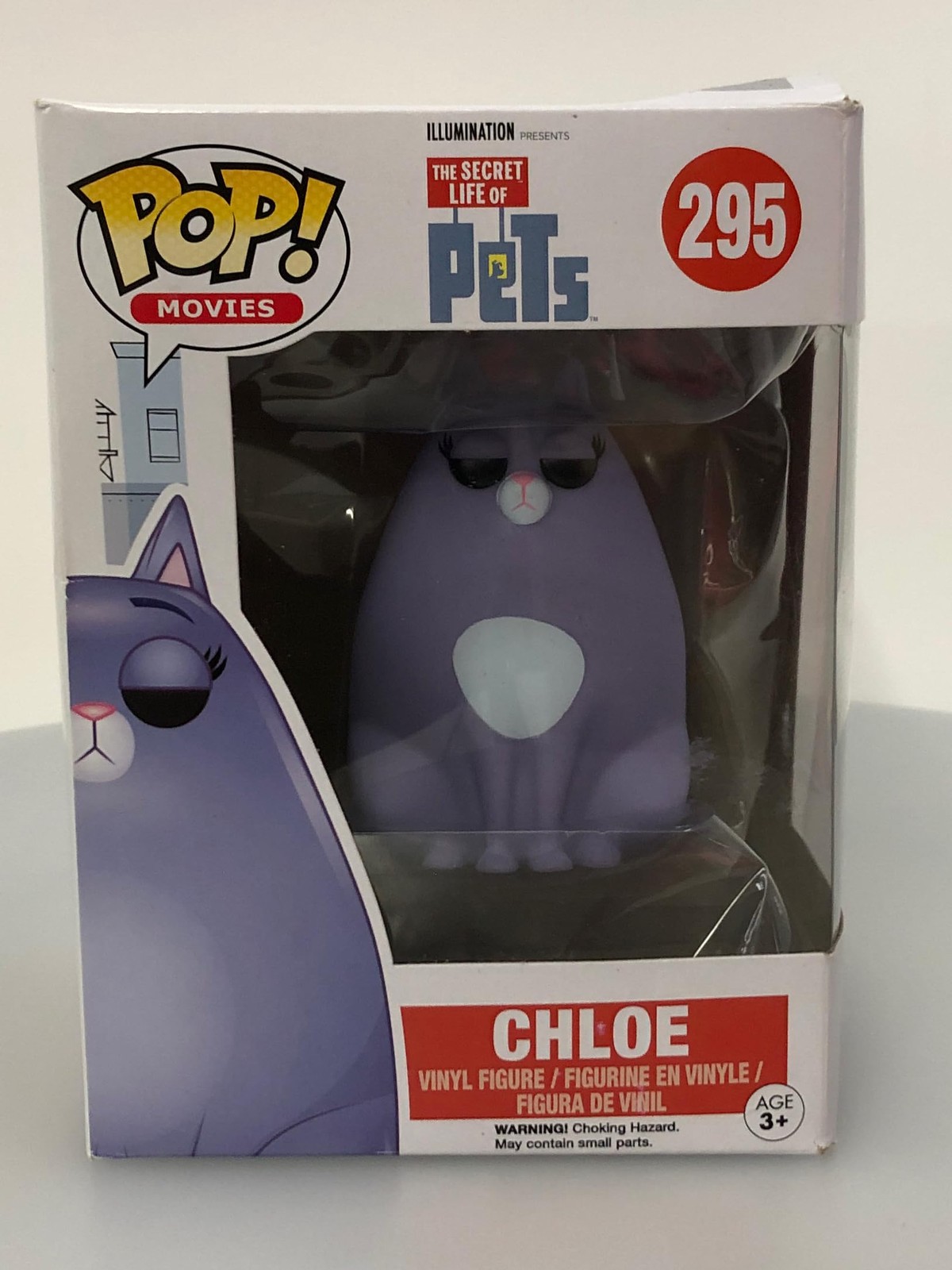 Funko Pop! Movies Secret Life Of Pets Chloe #295 Vinyl Figure Damaged Box