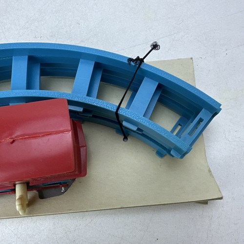 Vintage Teeny Train Set By Cragstan 1509-3 Wind Up Action With Track - Picture 9 of 9