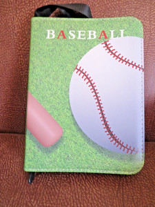 Baseball Card Binder Book 400 Cards Zippered Pocket Storage NEW