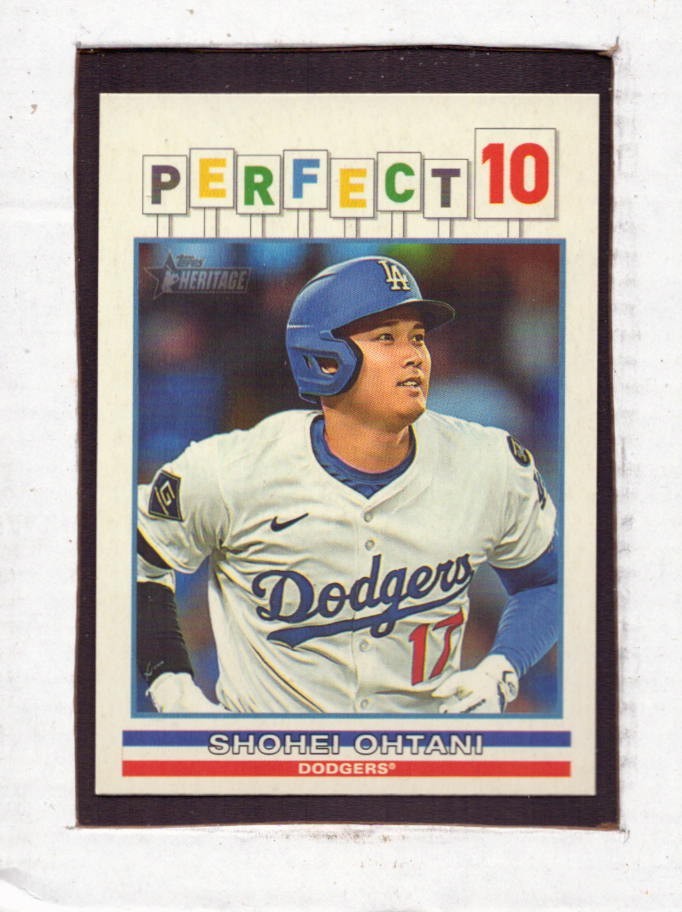 2025 Heritage High Number Perfect 10 Base/Holographic - Finish Your Set