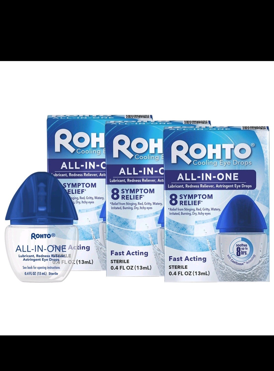 0.4 Fl Oz Pack Of 3 Multi Symptom Relief