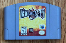 Road Rash 64 Nintendo 64 N64 Grey / Gray Cart Variant RARE