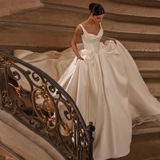 New Arrival Off the Shoulder Ball Gown Wedding Dresses Gorgeous Pearls Vestidos