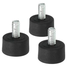 3 Pack Universal 1/4" x 1" Rubber Tripod Feet Anti-Slip Tripod Replacement