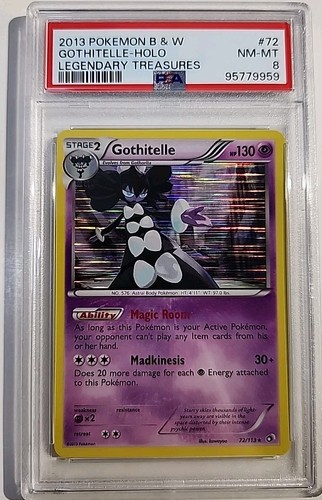 Gothitelle graded PSA 8 for sale on eBay