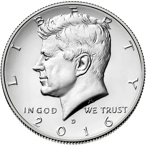 2016 D  KENNEDY  Half Dollar  50c  BU  from  Mint Set