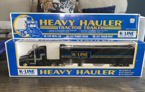 K-Line Heavy Hauler K-Line Black Tractor Trailer - Picture 2 of 12