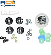 MIP Bypass Tapered Hi-Flow Piston Kit 8-Hole x 1.2mm 1/8th Scale MIP24410