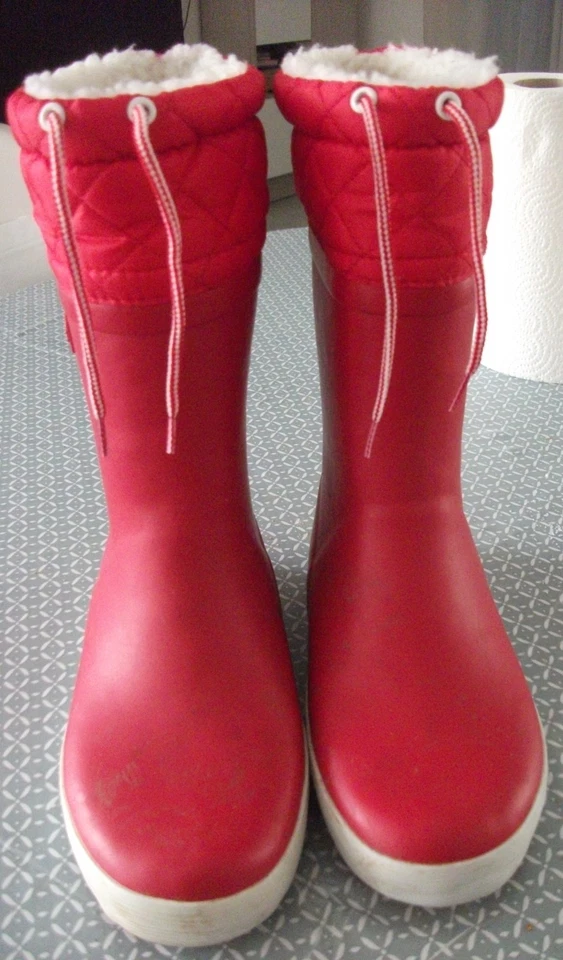 bottes de pluie - doublure chaude - marque Aigle - fille pointure 35 - Photo 3/4