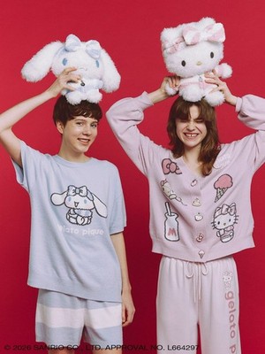 Gelato Pique Cinnamoroll Sanrio Smoothie Loungewear Set Pajama