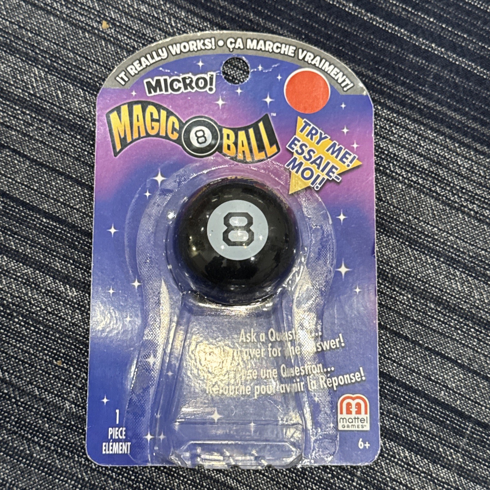 NEW Mini Micro Magic 8 Ball Toy Collectible Sealed - Pocket 