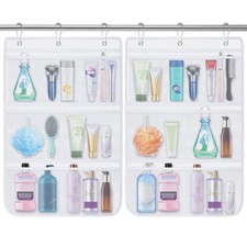 Mesh Shower Organizer for Bath, 2 Pack Mesh Shower Caddy Hanging, Quick Dry