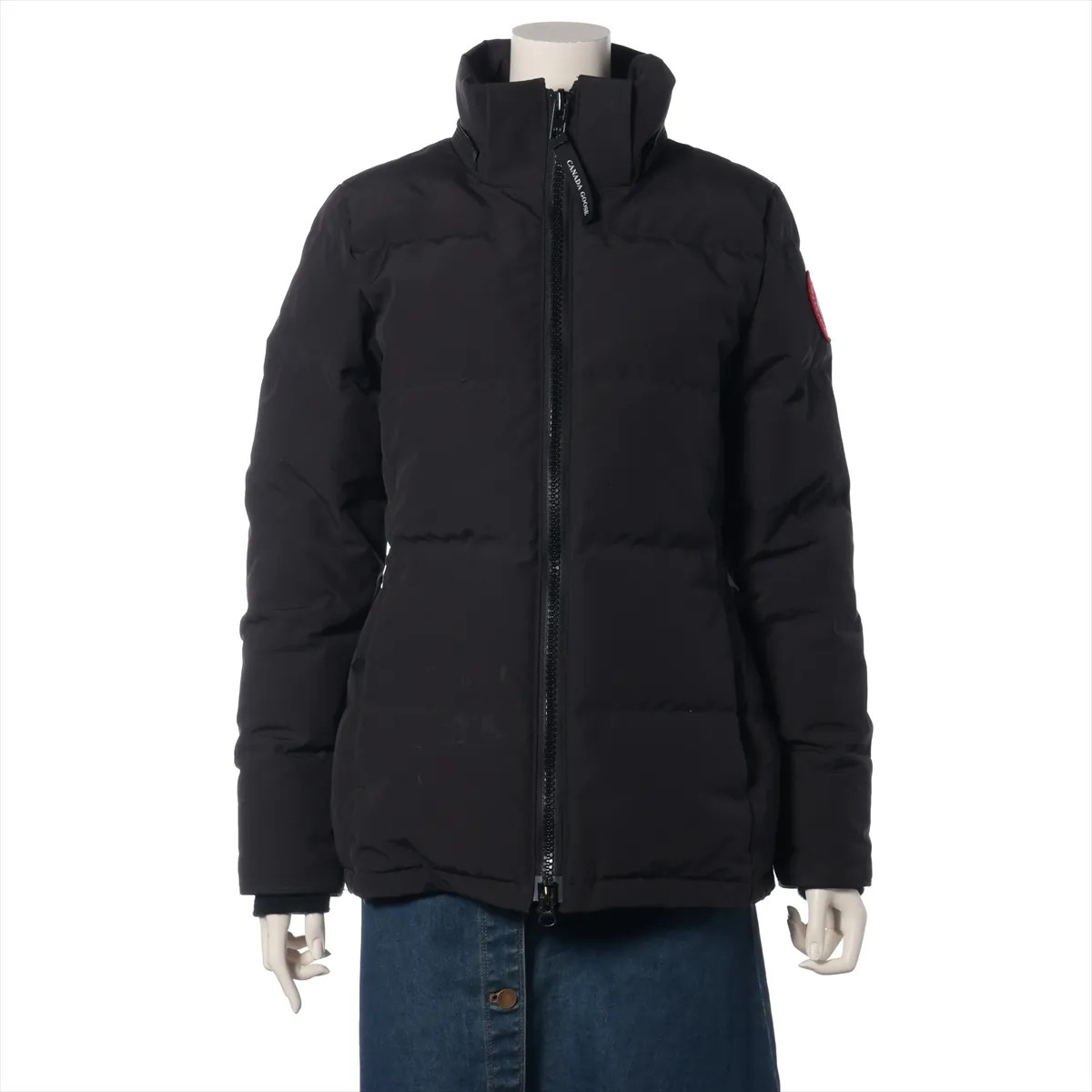 Canada Goose Cotton & Polyester Down jacket S Ladies' Black  3804W Chelsea Parka thumbnail 3