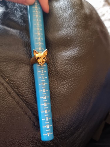 Vintage Katzenring, Danbury Mint Ring, Tierring, göttliches seltenes Stück.
