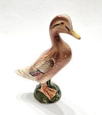 Vintage Hand-Painted Ceramic Mallard Duck Figurine