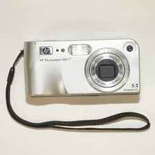 HP PhotoSmart M417 5.2MP Digital Camera Silver for PARTS or REPAIR