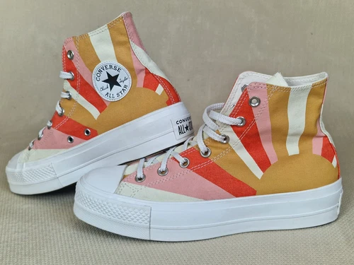Scarpe da ginnastica Converse Chuck Taylor All Stars Summer Spirit Lift Platform UK 7 5