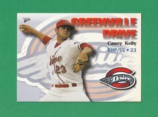 CASEY KELLY 2009 Multiad Sports Greenville Drive RC #19 Red Sox Rookie Card*. rookie card picture