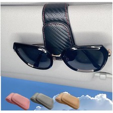 Magnetic Leather Sunglass Holder for Car, Sunglasses Clip for Car Visor, Auto...