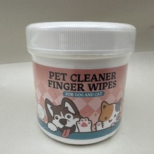 Dog Teeth Cleaning Wipes - Dental Wipes for Dogs Teeth  Cat Dental Care READ..
