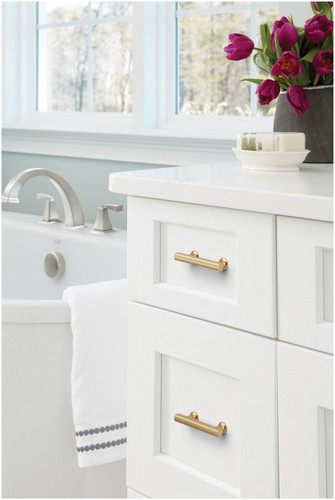 Amerock BP37103 Everett 3" Center to Center Bar Cabinet Pull - Gold - 第 12/12 張圖片