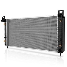 34'' Radiator Compatible with Chevy Silverado 2500 With Engine Oil Cooler