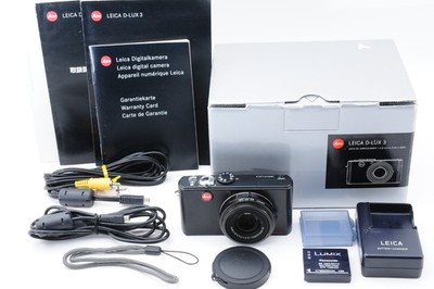 [NEAR MINT in/ Box ] Leica D-LUX 3 10.0 MP Digital Compact Camera AF Black JAPAN