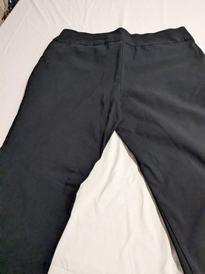 Alfani Women's Black Pull-On Straight Leg Pants Size 16 Stretch Workwear Slacks