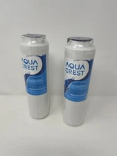 Aqua Crest New Refrigerator Water Filter Model AQF-FF07 NSF 2 Pack NEW