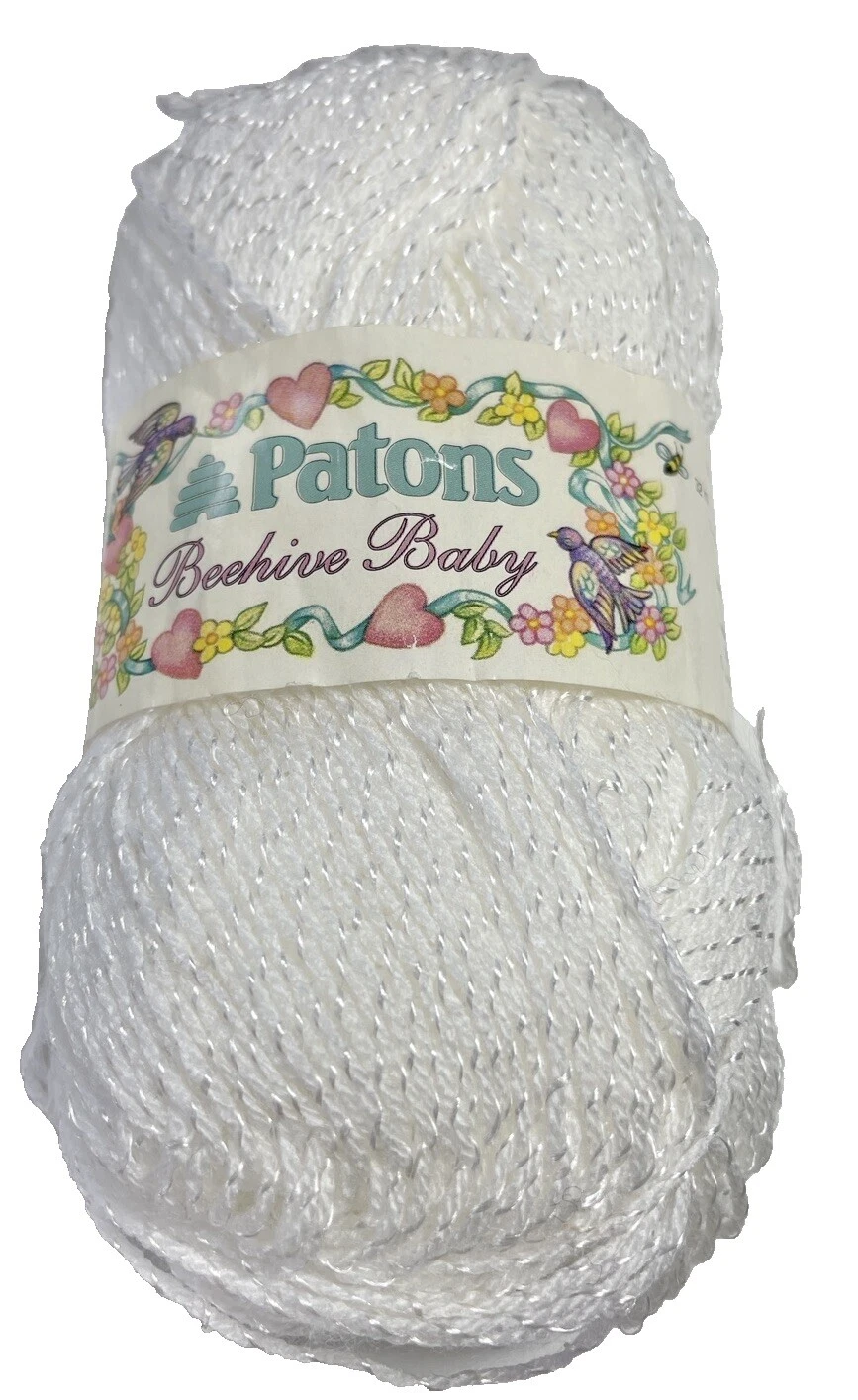 Hilos blanco Bola Patons